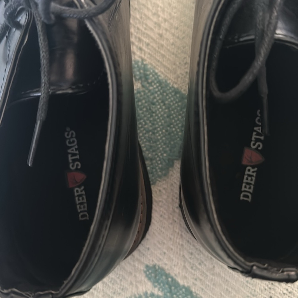 Classic Black Men's Dress Shoes - Picture 8 of 12